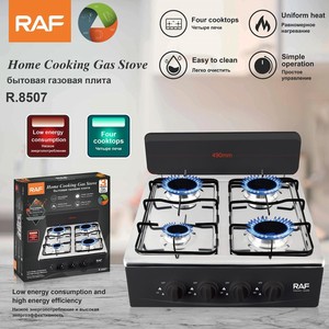 Cocina <span class=keywords><strong>de</strong></span> Gas <span class=keywords><strong>de</strong></span> Alta Calidad con 4 Quemadores <span class=keywords><strong>de</strong></span> Acero Inoxidable, Soporte para Sartenes <span class=keywords><strong>de</strong></span> Hierro Fundido, Dispositivo <span class=keywords><strong>de</strong></span> Apagado <span class=keywords><strong>de</strong></span> Llama, <span class=keywords><strong>Estufa</strong></span> <span class=keywords><strong>de</strong></span> GLP/GN para Familias - Product Image 3