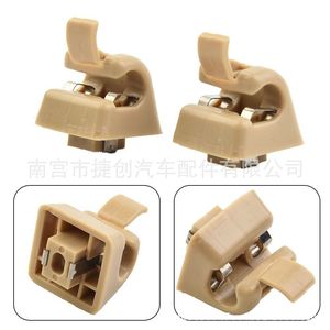 Mercedes W123 W124 Sun <b>Visor</b> Fixing Hook Clip 12681000127101 Beige Plastic <b>Car</b> Interior Part - Product Image 4