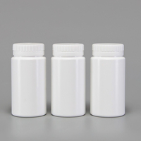 Comprimés pharmaceutiques certifiés ISO 9001, capsules, compléments alimentaires, flacon en plastique avec bouchon à vis