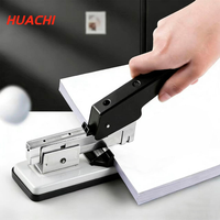 Agrafeuse manuelle multifonction HUACHI robuste pour 100 feuilles de métal, machine à relier Jumbo 13/10