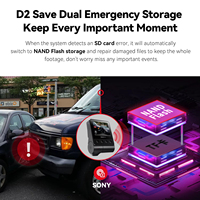 DDPAI Z50 kamera dasbor mobil 4K, perekam Video bermerek kamera Adas ganda GPS depan dan belakang untuk mobil