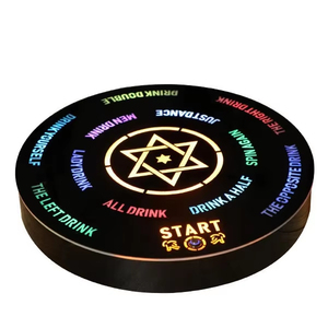 Barre électronique créative KTV Divertissement Roue de jeu à boire <span class=keywords><strong>Roulette</strong></span> de jeu en acrylique rechargeable éclairée par LED - Product Image 1