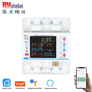 <span class=keywords><strong>Disjoncteur</strong></span> intelligent Wi-Fi RMshebei triphasé avec protection contre les surtensions et les sous-tensions, interrupteur intelligent Tuya avec mesure de la consommation d'énergie - Product Image 1