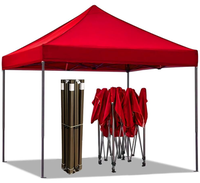Tentes de réception pliables d'extérieur 3*3m, utilisées pour les événements professionnels, imperméables, réglables, durables