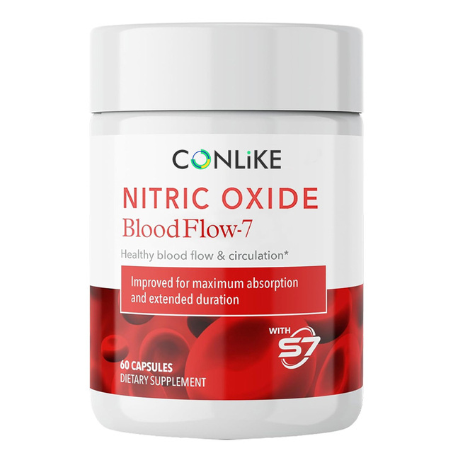 OEM Nitric Oxide Capsules 60 Count Hot Selling Adult Herbal Supplement Blood Flow Support Exercise Performance Energy Management