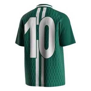 Camiseta de Fútbol de Secado Rápido con Cuello Polo en V y Tejido Transpirable, Ideal para Partidos de Liga y Uso Casual - Product Image 3