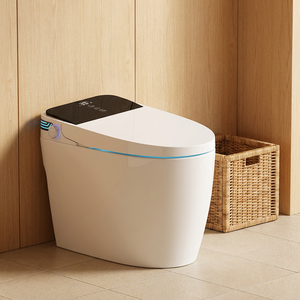 Nouvelle conception <span class=keywords><strong>de</strong></span> <span class=keywords><strong>toilette</strong></span> japonaise avec séchage à <span class=keywords><strong>l</strong></span>'<span class=keywords><strong>air</strong></span> chaud, bidet automatique, <span class=keywords><strong>toilette</strong></span> intelligente monobloc avec té<span class=keywords><strong>l</strong></span>écommande - Product Image 1
