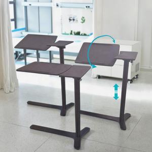 ओवरबेड टेबल अस्पताल बिस्तर टेबल स्विस व्हील रोलिंग ट्रे बेडसाइड होम डेस्क लैपटॉप टेबल पर - Product Image 5