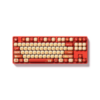 Akko Lucky Tangerine PBT Keycaps Dye-Sub Durable pour 68%/75%/80%/100% Layouts