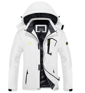 Giacca a vento con cappuccio <span class=keywords><strong>da</strong></span> sci resistente all'<span class=keywords><strong>acqua</strong></span> alla moda giacche sportive invernali calde <span class=keywords><strong>da</strong></span> <span class=keywords><strong>donna</strong></span> - Product Image 2