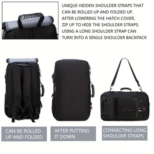 Tas Ransel Kasual Kapasitas Besar 56-75L Bahan Oxford Premium untuk Perjalanan, Hiking, dan Sekolah - Product Image 4