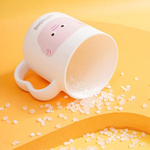 Citylong - Vaso para cepillos de dientes para niños, diseño de conejo, plástico rosa, para niños mayores de 4 años - Product Image 3