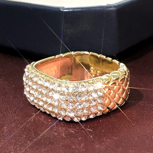 Anello da Donna Bicolore con Zirconi Cubici, Gioiello alla Moda - Product Image 4