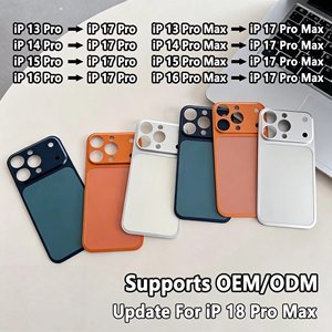 Funda de Lujo Metálica para <span class=keywords><strong>iPhone</strong></span> <span class=keywords><strong>13</strong></span> 14 15 16 Pro Max con Transformación de Lente de Cámara, Estilo 17 18 Pro Max, Nuevo Look, Mayorista de Dubái - Product Image 4