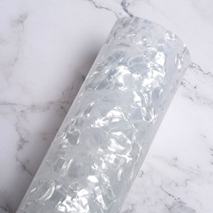 Serpillière à spray avec perles, feuille en plastique de couleur <span class=keywords><strong>blanche</strong></span>, 0.17 — 4mm, miroir de maquillage pour enveloppes de tambour, matériaux de décoration, vente en gros - Product Image 3