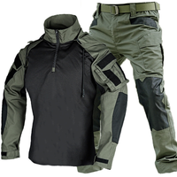 Ensemble de vêtements tactiques en coton de nouvelle génération pour hommes, manches longues, coupe ample, extensible, respirant, camouflage