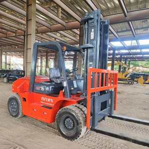Montacargas Diésel de Marca China de 2, 3, 3.5 y 7 Toneladas con Motor Japonés de 4 Metros, Excavadoras Usadas Opcionales - Product Image 6