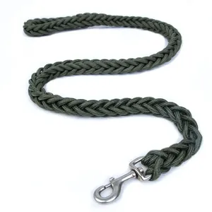 Laisse en nylon tressée <span class=keywords><strong>pour</strong></span> grand <span class=keywords><strong>chien</strong></span> Corde épaisse <span class=keywords><strong>pour</strong></span> bouledogue Rottweiler <span class=keywords><strong>Chien</strong></span> Chiens Accessoires de marche <span class=keywords><strong>pour</strong></span> animaux de compagnie Lanières Produit - Product Image 5