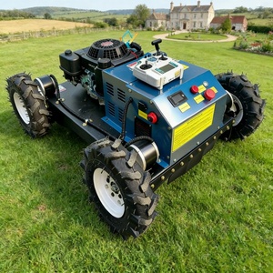 Agricultural Remote Controlled Robotic <strong>Lawnmower</strong> All Terrain Adaptable High Powered Mini Wheeled Self Propelled <strong>Lawnmower</strong> - Product Image 2