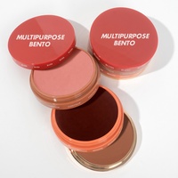 Palette de maquillage professionnelle multi-usages, waterproof, végane, pour bronzer, contourner, illuminer et blush crème pour les joues