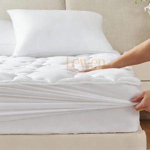 <span class=keywords><strong>Protège</strong></span>-<span class=keywords><strong>matelas</strong></span> matelassé uni en microfibre premium, respirant, anti-acariens, lavable en machine, toutes saisons, avec poches profondes élastiques - Product Image 5