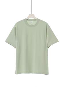 <span class=keywords><strong>เสื้อ</strong></span>ยืดคอกลมแขนสั้นสำหรับผู้ชายผ้าคอตตอนสปินนิ่งผ้าคอตตอนสีขาวบริสุทธิ์240กรัม - Product Image 5