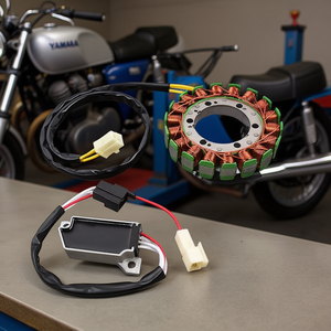 Stator et régulateur redresseur Yamaha pour système d'allumage électrique de moto XV535 Virago 1987-1996, pièce de rechange - Product Image 2