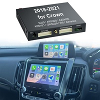 Módulo Decodificador Inalámbrico CarPlay Android Auto para Toyota Crown S220 ARS220 AZSH20 AZSH21 GWS224 RS 2018-2021 Actualización de Pantalla OEM