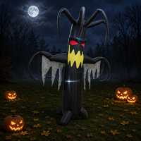 Arbre gonflable de démon d'Halloween, modèle gonflable pour extérieur, arbre monstre terrifiant pour la décoration de scène de fête