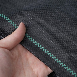 Tessuto di plastica Weed Stop per aiuola con fori in PP PE tessuto paesaggio perforato Anti tappeto di controllo delle infestanti - Product Image 4