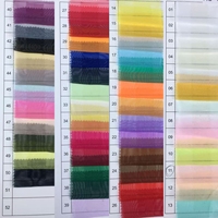 Vente en gros 100% polyester dégradé organza tissu écologique confortable transparent motif imprimé pour jupes chemises rideaux sacs
