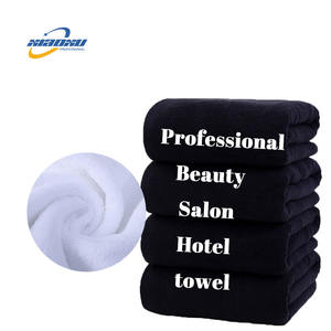 Peluquería Salón Bordado Logo Mano Cara Toalla Hotel Lujo Spa Algodón Terry Juego de toallas de baño - Product Image 1