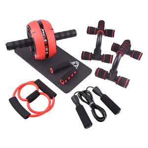 Coexistence Mute Abdominal Wheel Family Combination Fitness Seven-piece Steel Men's Muscles Arm Muscle Comprehensive Training - Product Image 2