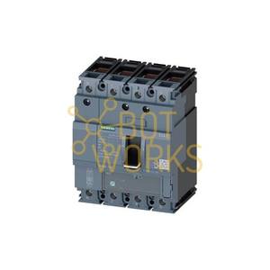 Disjoncteur industriel 3 pôles 50/60Hz à montage sur rail DIN, boîtier moulé en plastique, référence 3VA11253GE460AA0, neuf - Product Image 1
