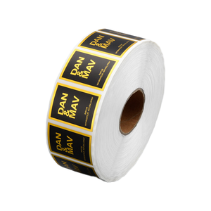 Etiquette ronde en feuille d'or imprimée avec logo de marque personnalisé étiquettes étanches autocollants en papier adhésif pour emballage - Product Image 2