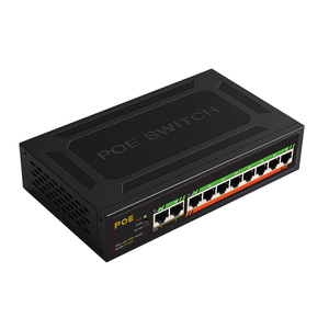 Bộ Chuyển Mạch Gigabit PoE 10 Cổng Diewu Với 8 Cổng PoE + 2 Gigabit Uplink Micro Control PoE Network Switch - Product Image 1