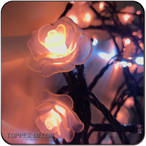 <strong>China</strong> <strong>Import</strong> <strong>Items</strong> Rose Gold Color Flower String Lights <strong>for</strong> Farmhouse <strong>Home</strong> <strong>Decor</strong> - Product Image 3