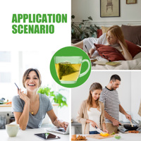 Thé pour le ventre plat aux feuilles de Moringa naturelles de marque privée Jiaoming pour nettoyer les intestins, thé en feuilles détachées pour maigrir et perdre du poids