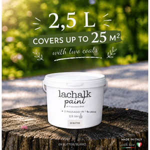 09 BUTTER 25lt LaChalk the evolution of <b>chalk</b> paint Where <b>chalk</b> meets resin: Hybrid <b>Chalk</b> Resin Paint made in Italy - Product Image 2