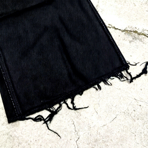 <span class=keywords><strong>Jeans</strong></span> Denim <span class=keywords><strong>Neri</strong></span> da Uomo a <span class=keywords><strong>Vita</strong></span> <span class=keywords><strong>Bassa</strong></span>, Vestibilità Larga, Stile Vintage, Personalizzati, Modello Bootcut a Zampa d'Elefante, con Finitura Cerata, per Streetwear - Vendita all'Ingrosso - Product Image 4