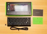 Razer BlackWidow V3 Keyboard mekanis, MINI hipercepat nirkabel sumbu hijau antarmuka USB plastik untuk penggunaan game