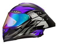 Casco de Motocross Personalizable Directo de Fábrica, Casco de Motociclismo de Carreras, Casco Integral con Alerón Largo