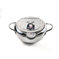 Stainless Steel Deep Fryer, Tempura Frying Pot