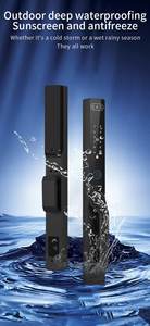 ACCELLOCK Chave Eletrônica Digital Sem Chave com Reconhecimento Facial 3D à Prova d'Água em Liga de Alumínio com Aplicativo Tuya e Intercomunicador de Vídeo - Product Image 6