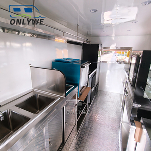 Australia Standard Certificate Mobile Food Truck Trailer Fully Equipped Burger Hot Dog <b>Bbq</b> Concession Trailers With Ac for Sale - Product Image 6