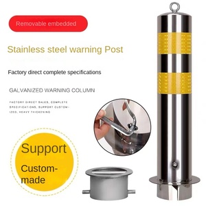 Pali di segnalazione personalizzati dal produttore, riempibili con acqua, per parcheggi <span class=keywords><strong>mobili</strong></span>, dissuasori stradali fissi a incasso, riflettenti e anti-collisione - Product Image 5