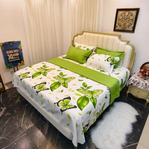 Set <span class=keywords><strong>di</strong></span> Biancheria da Letto <span class=keywords><strong>di</strong></span> Lusso 6 Pezzi 2 <span class=keywords><strong>Lenzuola</strong></span> 4 Federe Colore Vibrante e Resistente allo Sbiadimento - Product Image 1