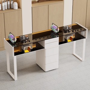 Wholesale Professional Equipment <b>Table</b> Single Manicure <b>Table</b> Furniture With Dust Vacuum Cleaner and Luxury Light <b>Nail</b> <b>Table</b> - Product Image 5