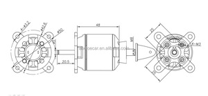 Moteur de drone FPV sans balais, forte poussée, faible vibration, bonne dissipation thermique, équilibre dynamique de précision pour le freestyle - Product Image 4