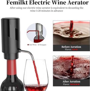 Dispensador de Vino Automático Recargable de un Solo Toque, Aireador de Vino Eléctrico - Product Image 4